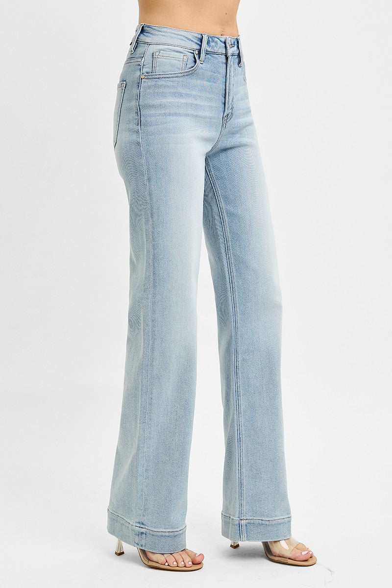 High Rise Straight Jeans
