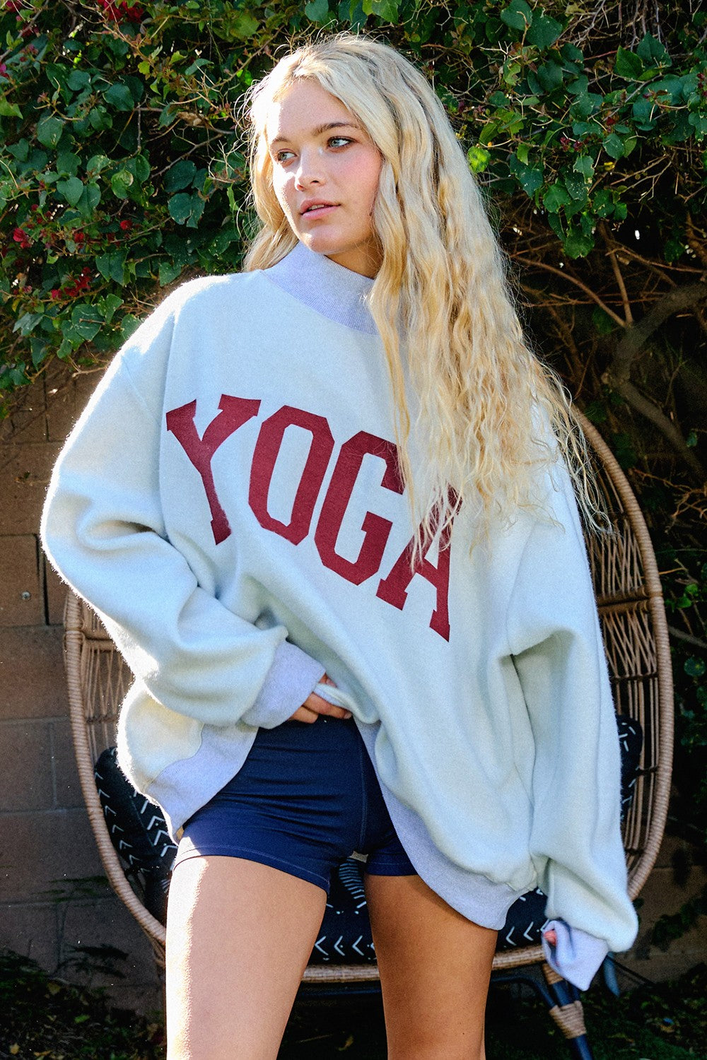 Pilates & Yoga Reversible Sweatshirt