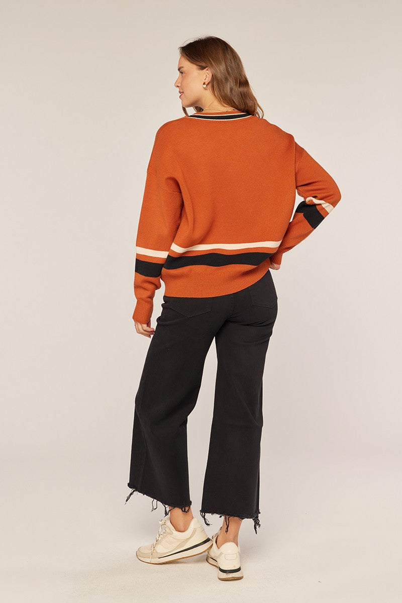 Texas V Neck Sweater