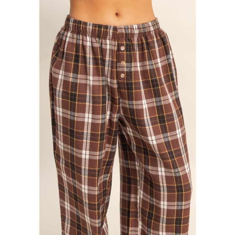 Plaid Boxer Pants