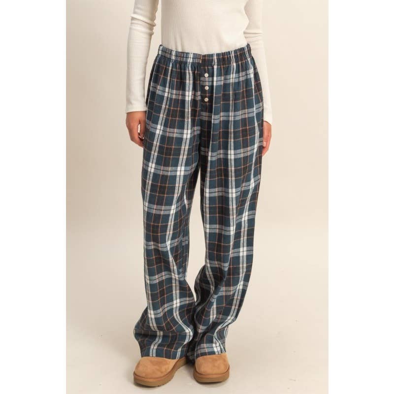 Plaid Boxer Pants
