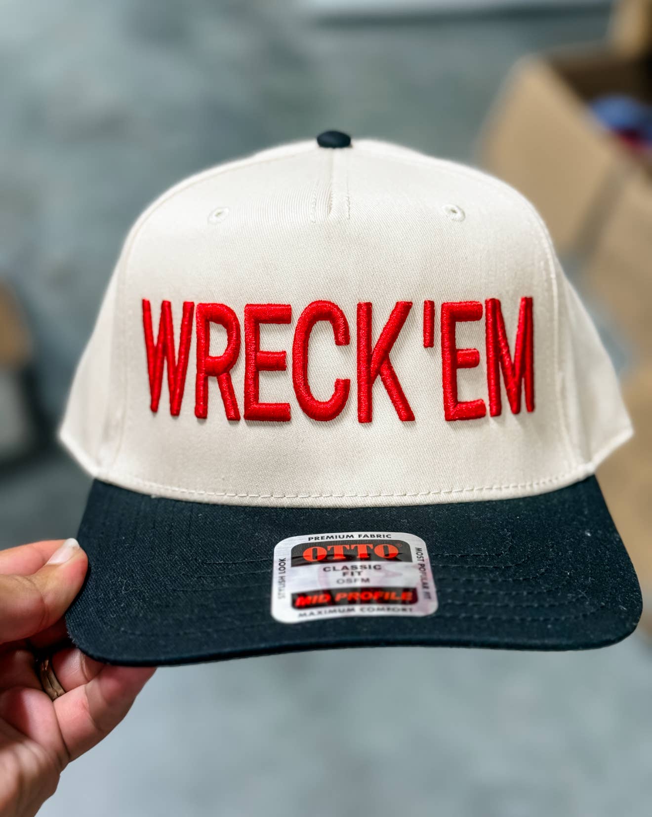 Wreck Em 3D Embroidered Game Day Hat