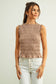 Mauve Muse Smocked Tank
