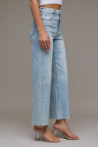Luna Light Wash Wide Leg