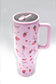 Strawberry 40oz Spill Free Stainless Steel Tumbler