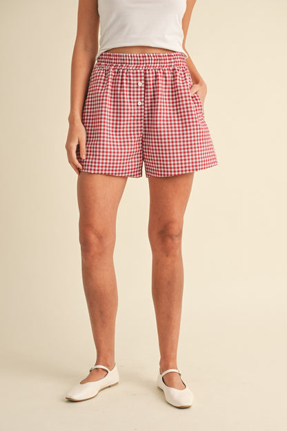 Check Woven Boxer Shorts