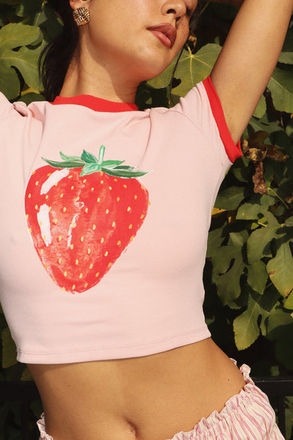 Sweet Strawberry Mini Tee