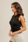 Collared Ribbed Sweater V Neck Tank
