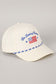 The Land Of Freedom Flag Embroidered Trucker Hat
