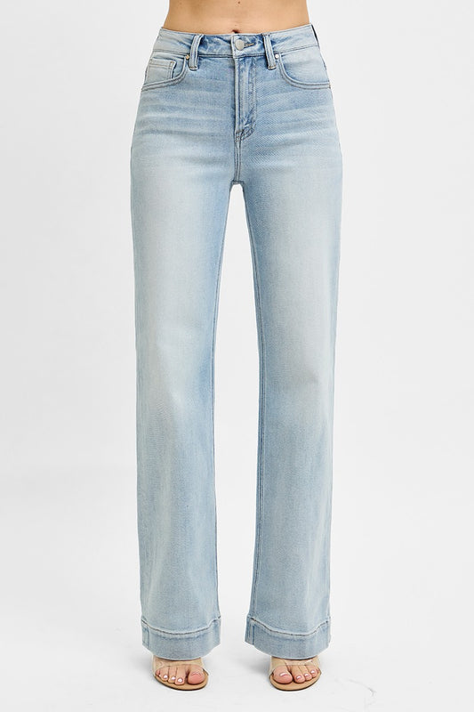 High Rise Straight Jeans
