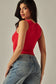 Double Layered Scoop Neck Tank Top