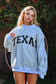 Texas & Tx Print Reversible Sweatshirt