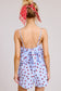 Strawberry Print Gingham Tank Top And Shorts Set