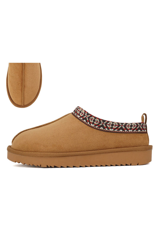 Ugg Style, Low Platform, Casual Slipper