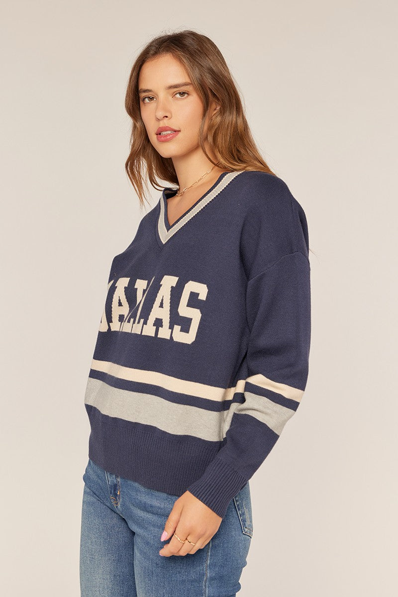 Dallas V Neck Sweater