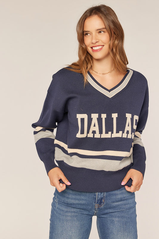 Dallas V Neck Sweater