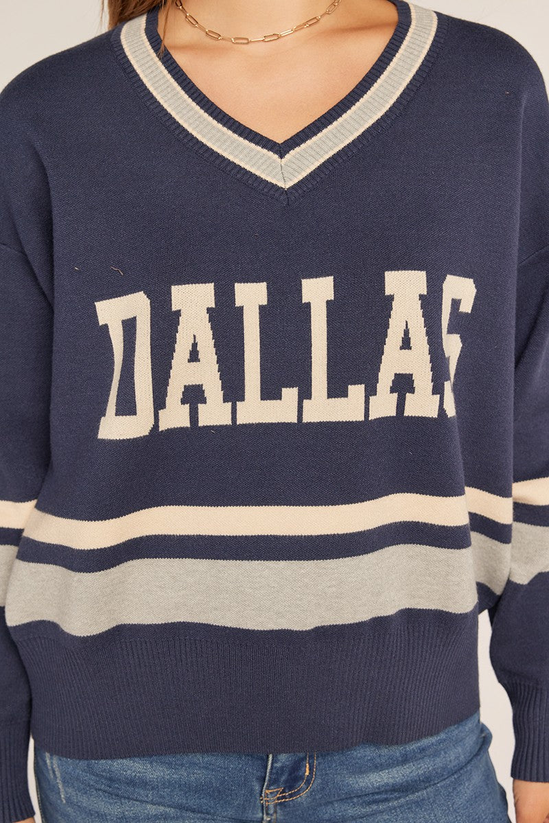 Dallas V Neck Sweater