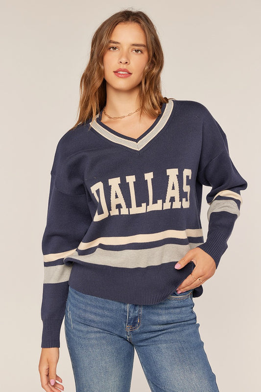 Dallas V Neck Sweater