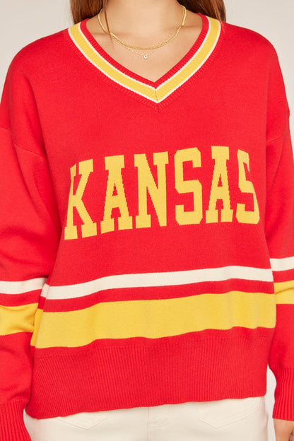 Kansas V Neck Sweater