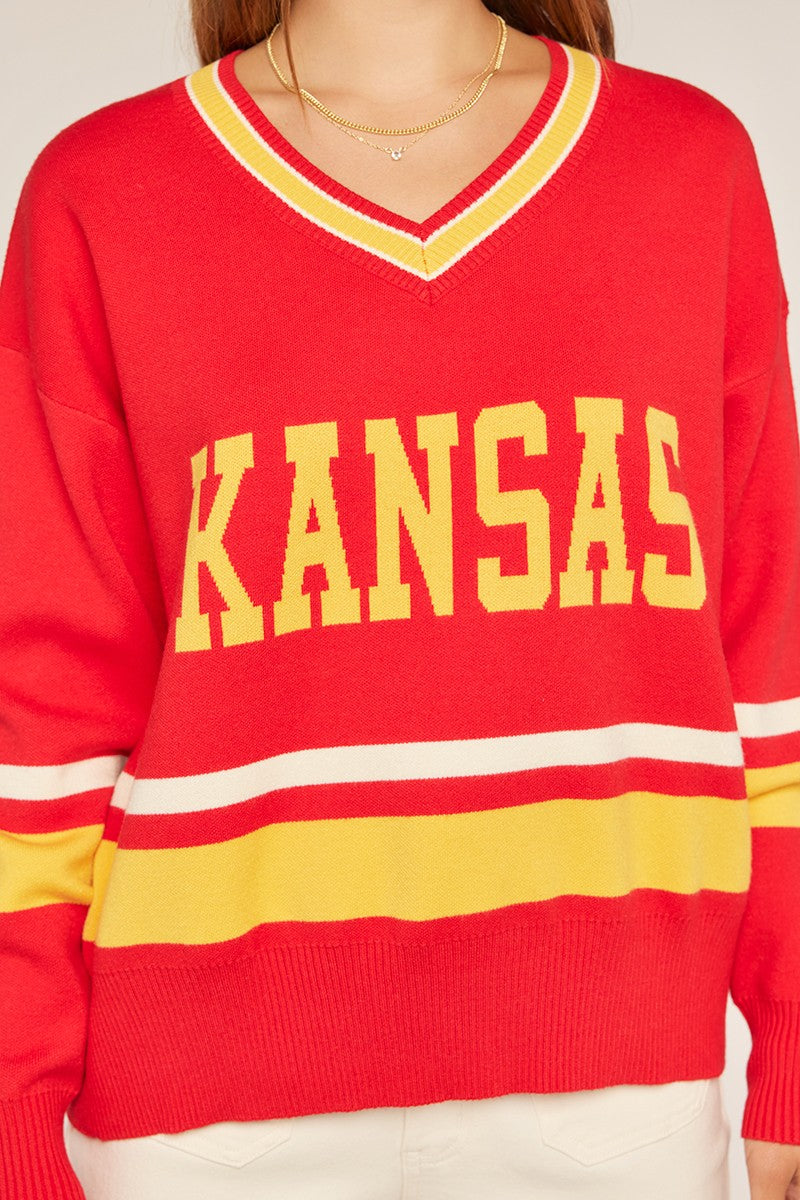 Kansas V Neck Sweater