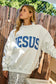 Jesus & God Is Good Reversible Sweatshirt