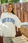 Jesus & God Is Good Reversible Sweatshirt