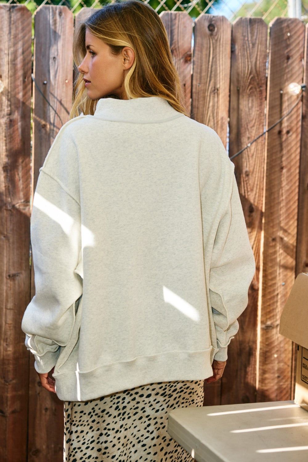 Jesus & God Is Good Reversible Sweatshirt