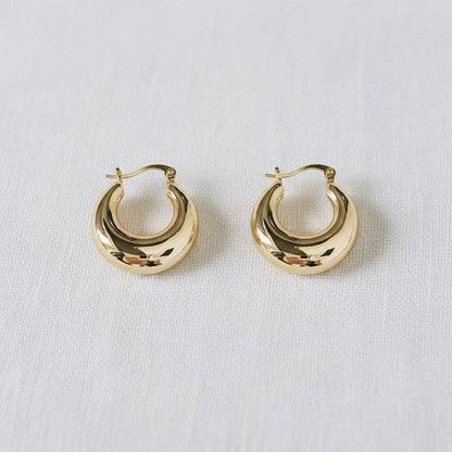Chunky Gold Hoops