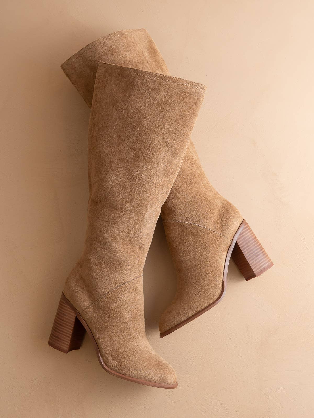 The Shiloh Latte Knee-High Boot