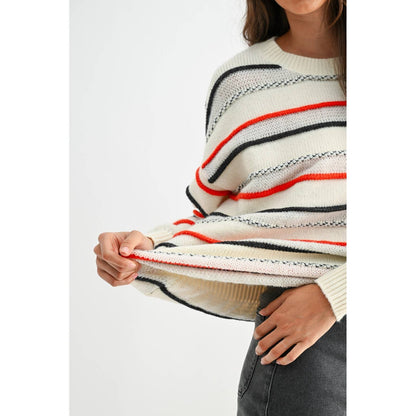 Multi-Stripe Luxe Knit Sweater