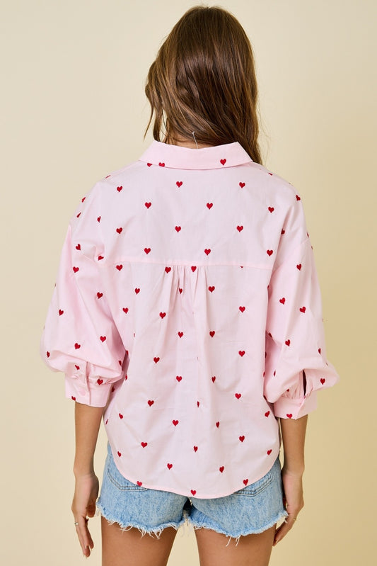 Corazon Button Down
