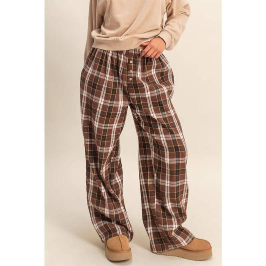 Plaid Boxer Pants