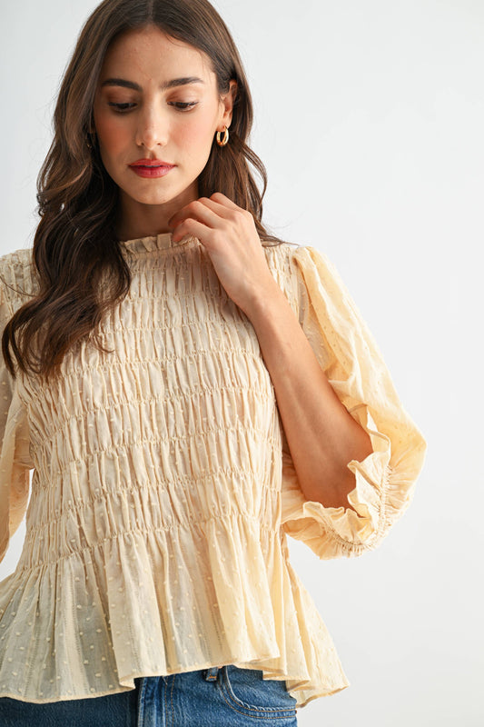 Vienna Smocked Top