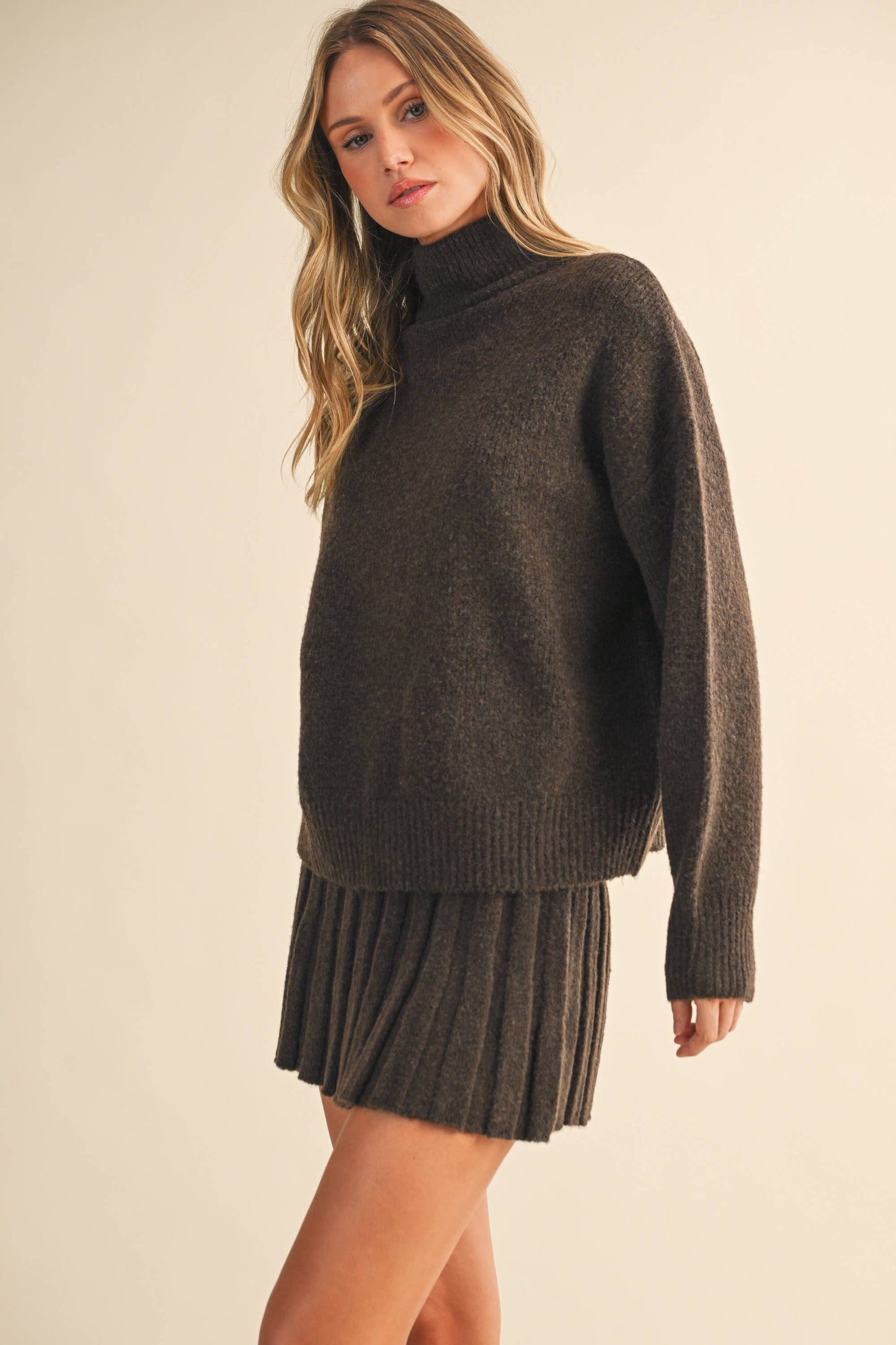 Knit Sweater and Skirt Set