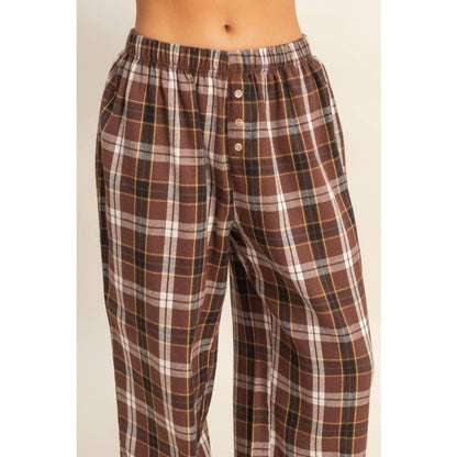 Plaid Boxer Pants