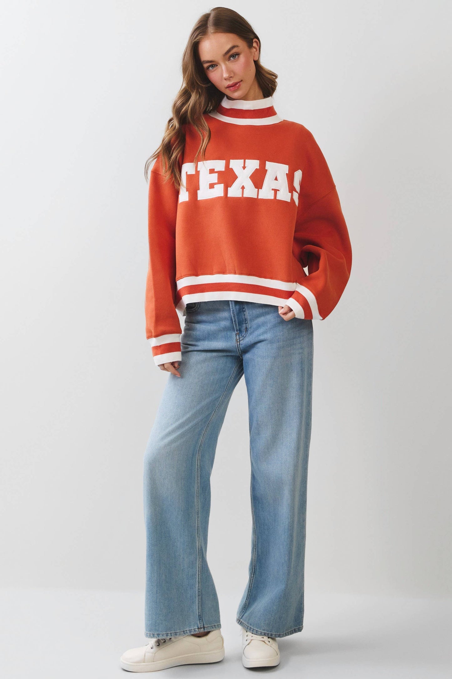 Texas Cropped Sweatshirt