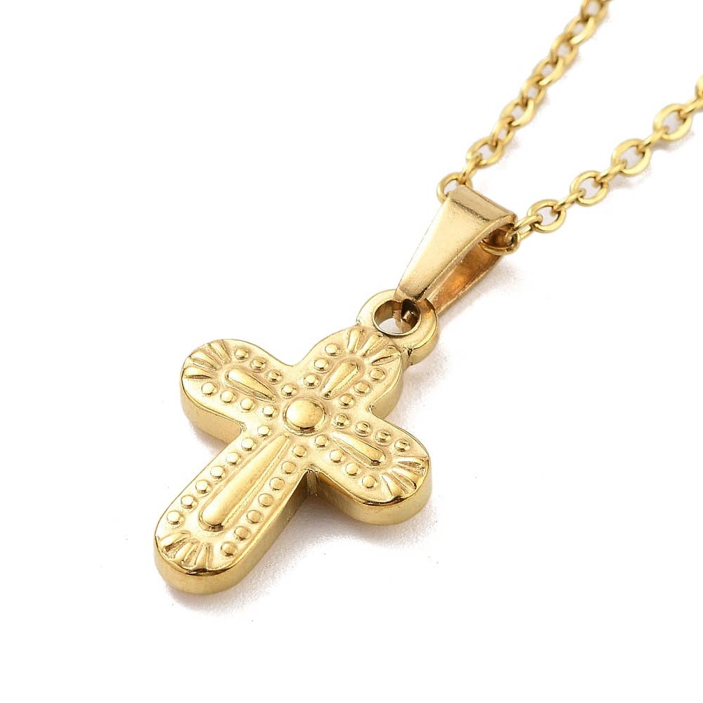 Classic Gold Cross Chain