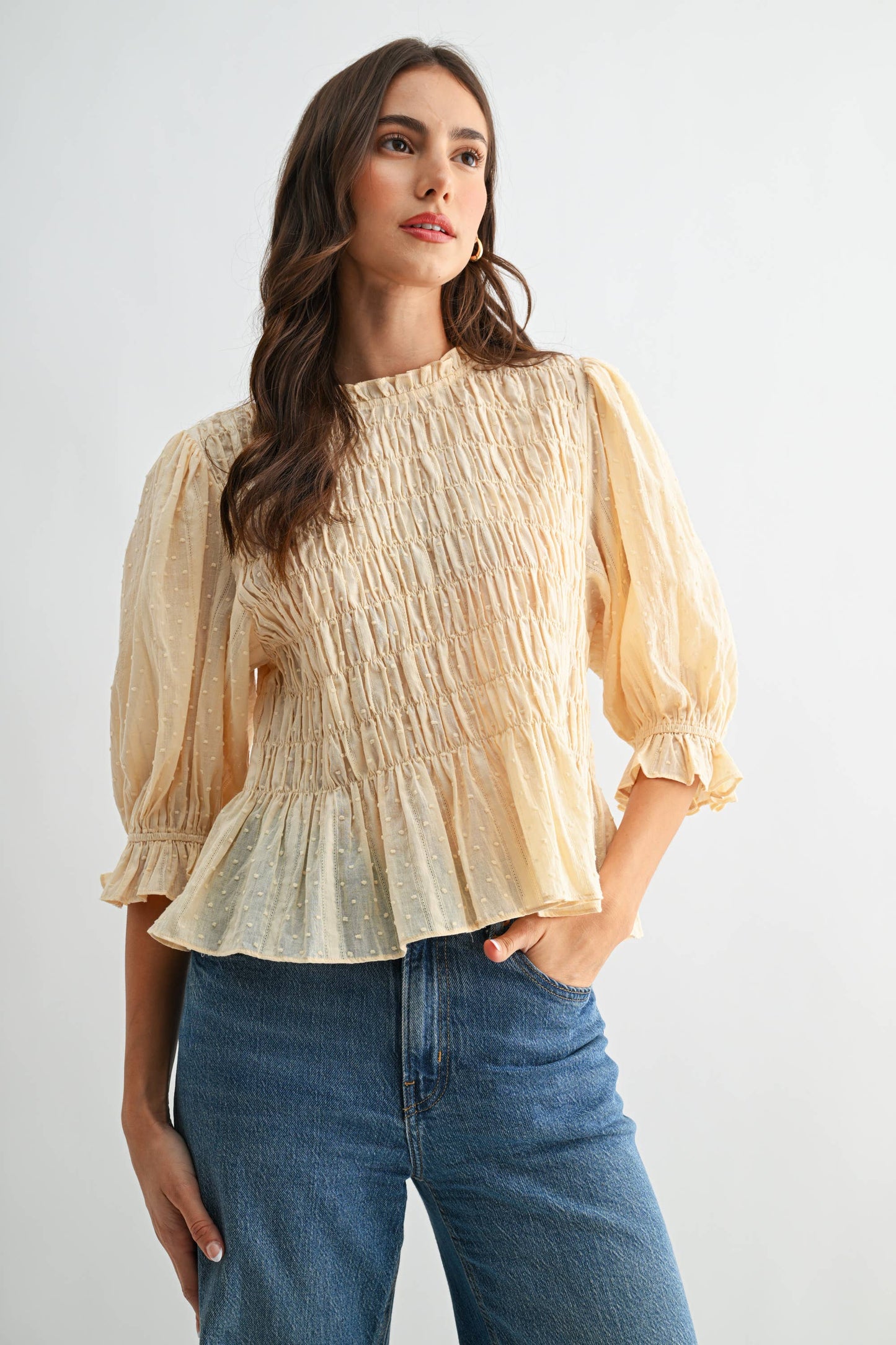Vienna Smocked Top