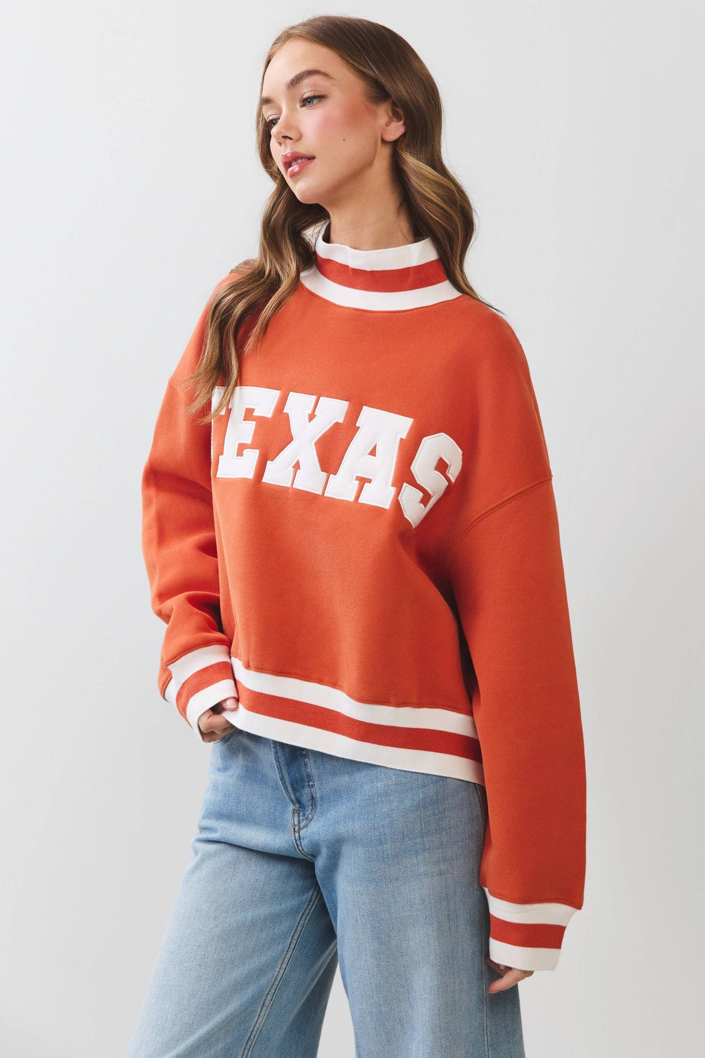 Texas Cropped Sweatshirt