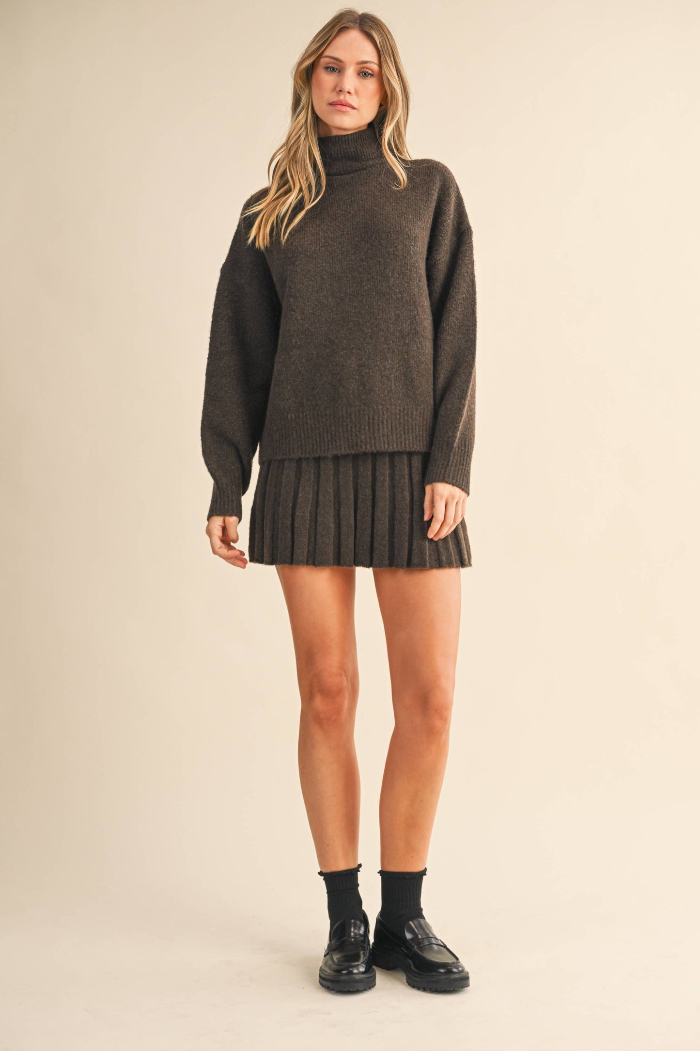 Knit Sweater and Skirt Set