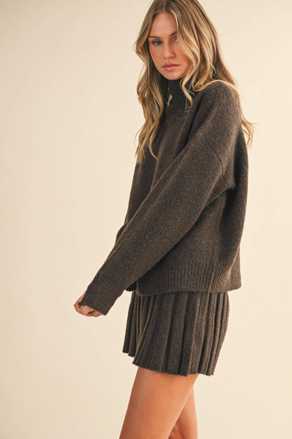 Knit Sweater and Skirt Set