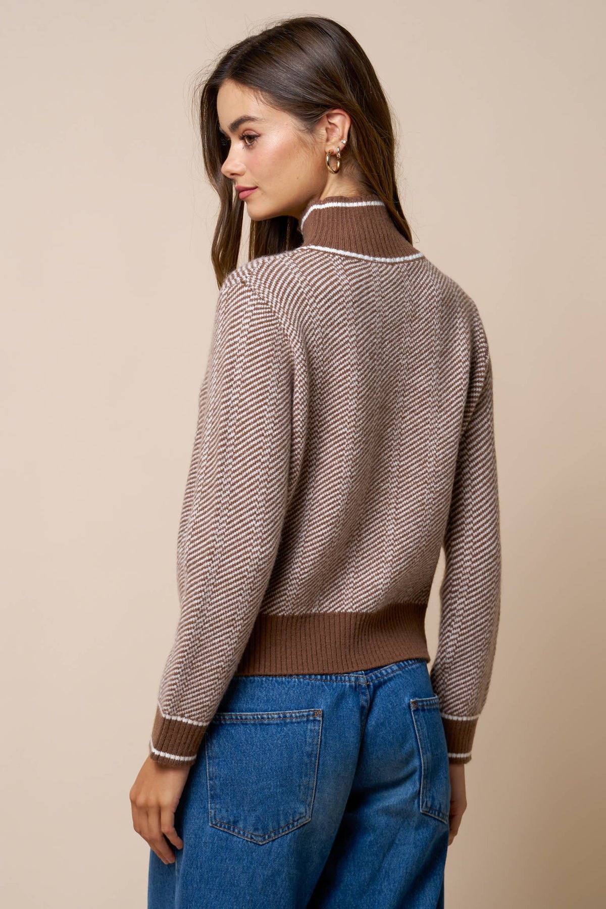 Turtleneck Knit Sweater