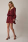 Camila Frill Mini Romper Dress