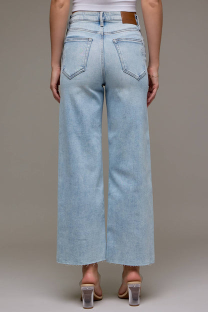 Luna Light Wash Wide Leg