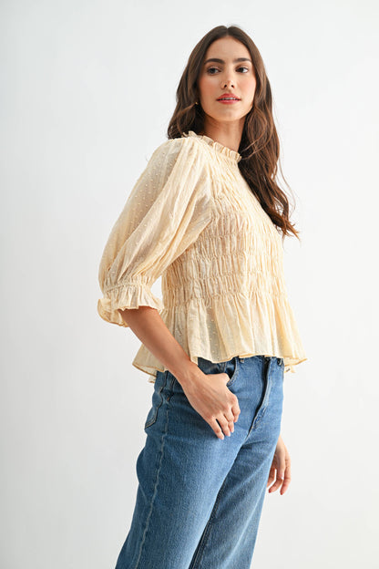 Vienna Smocked Top