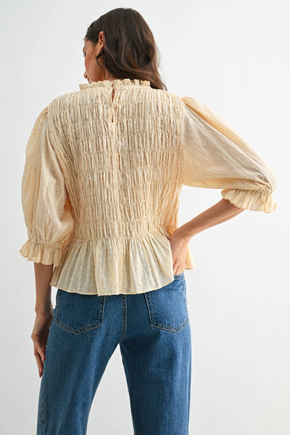 Vienna Smocked Top
