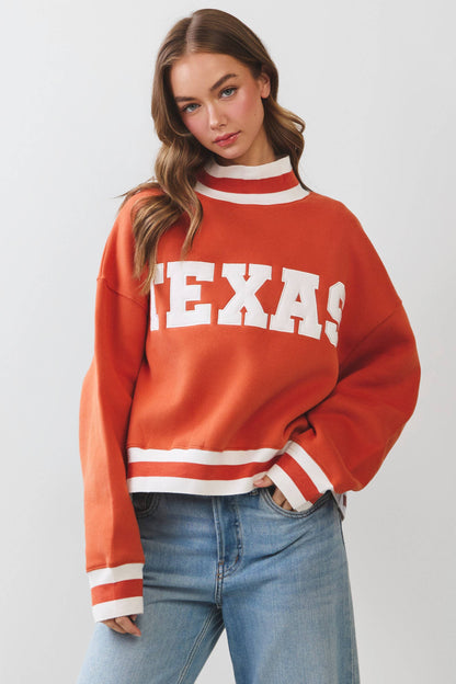 Texas Cropped Sweatshirt