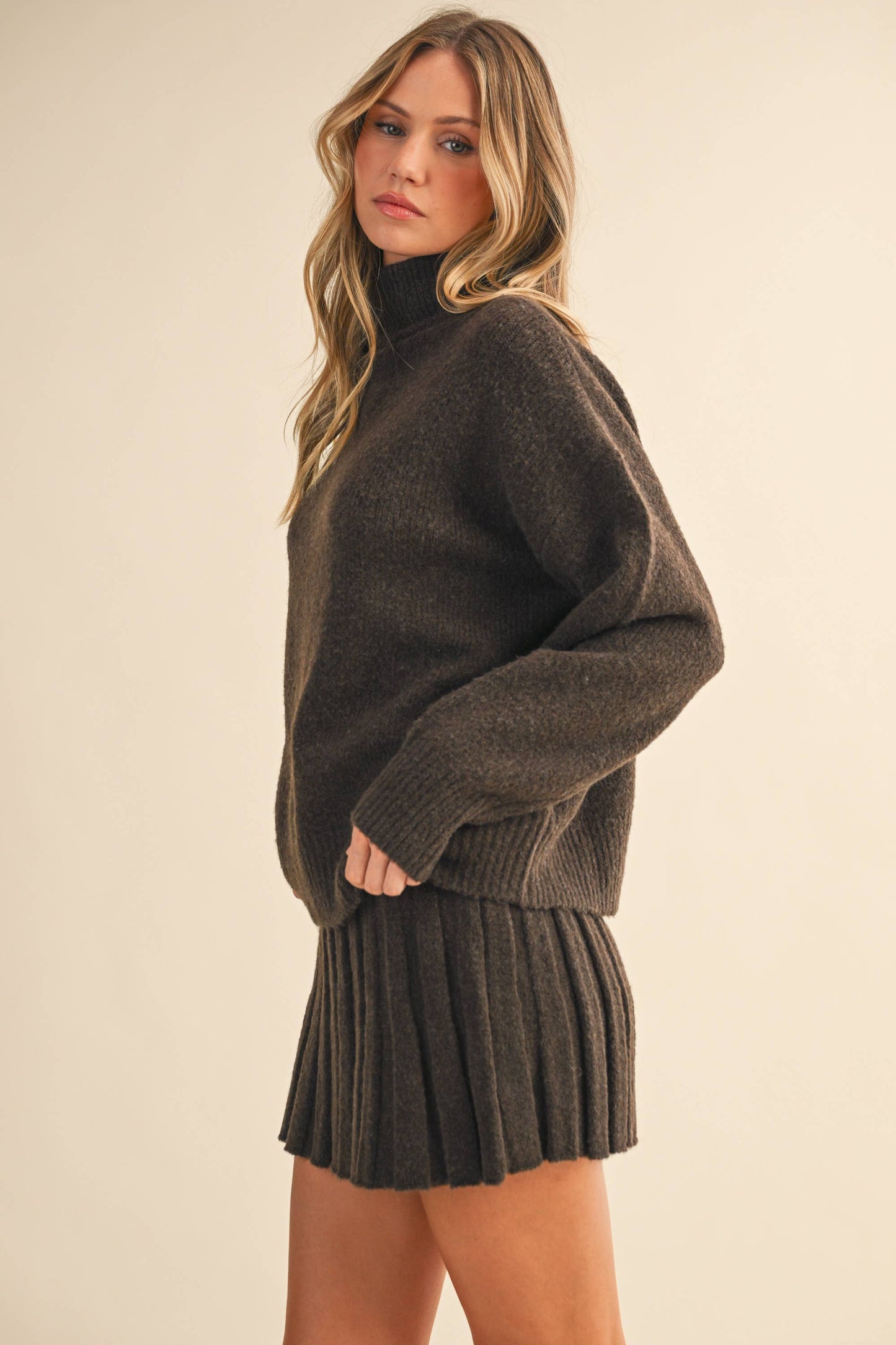 Knit Sweater and Skirt Set