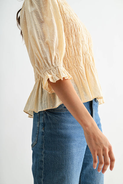 Vienna Smocked Top