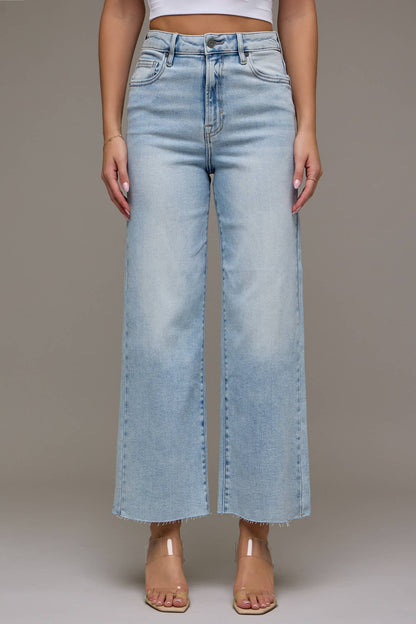 Luna Light Wash Wide Leg
